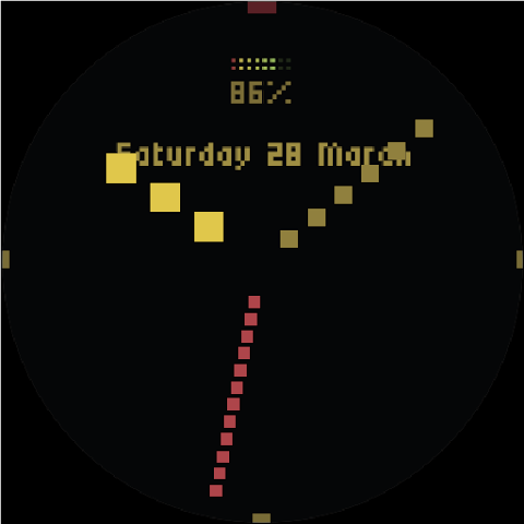 Pixelated Watch Face screenshot