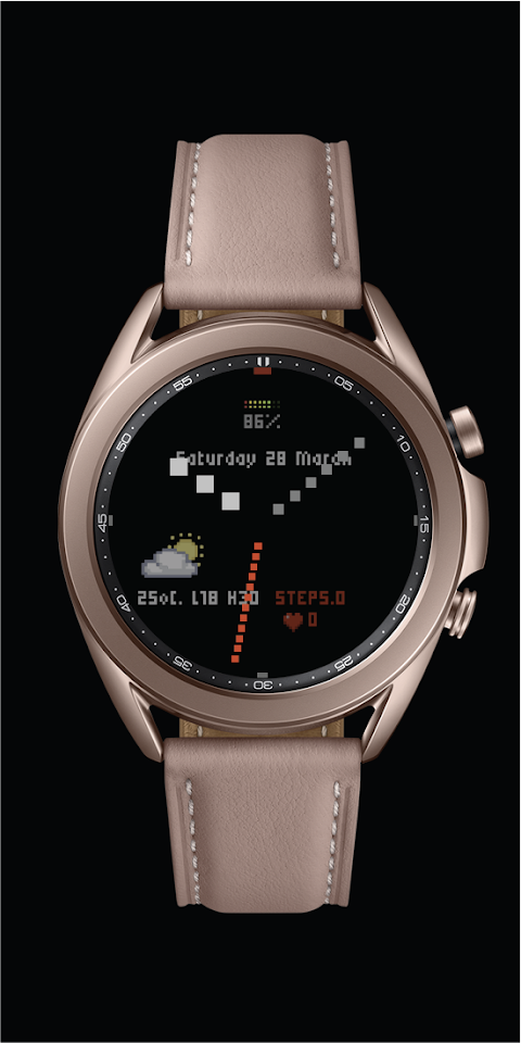 Pixelated Watch Face screenshot