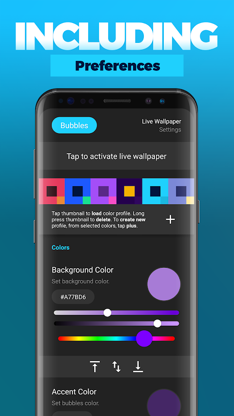 Bubbles Live Wallpaper screenshot