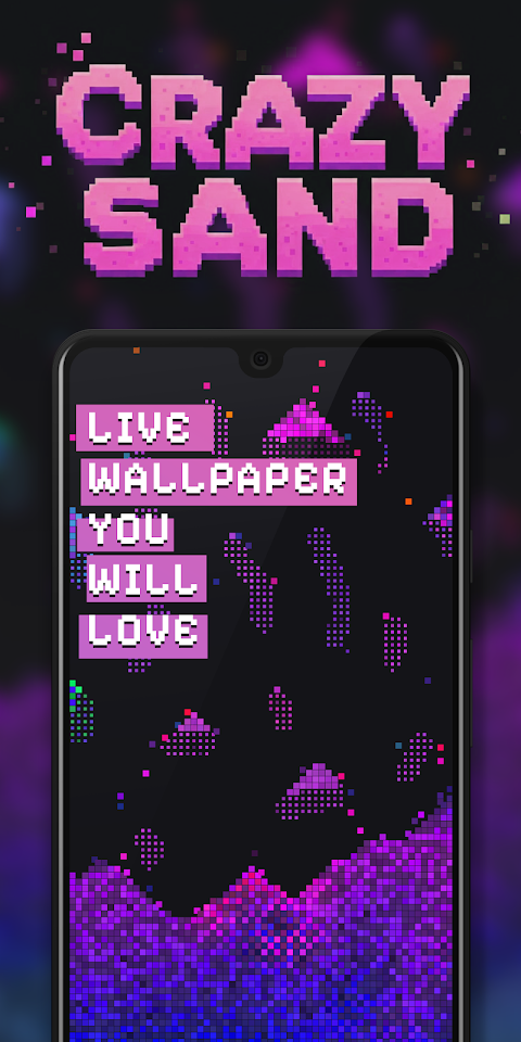 Crazy Sand – Live Wallpaper screenshot