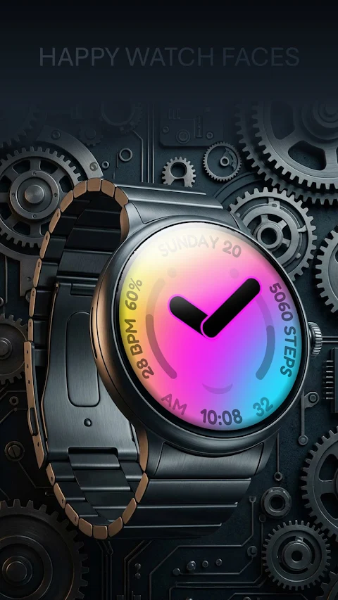 h021 Happy Colorful Analog screenshot