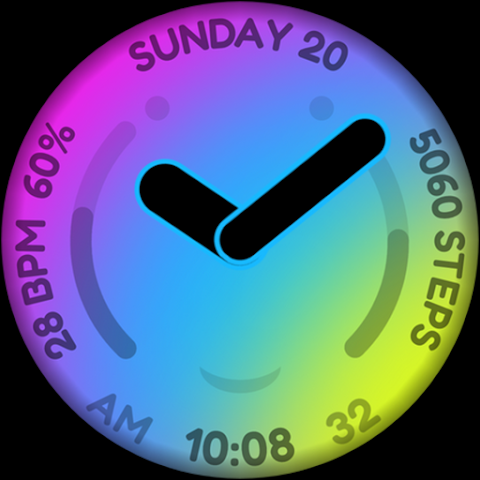 h021 Happy Colorful Analog screenshot