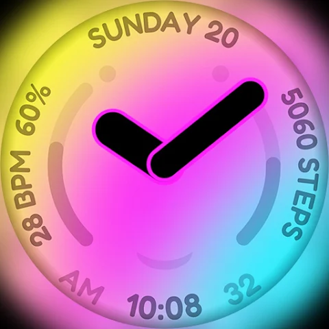 h021 Happy Colorful Analog screenshot