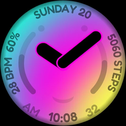 h021 Happy Colorful Analog screenshot