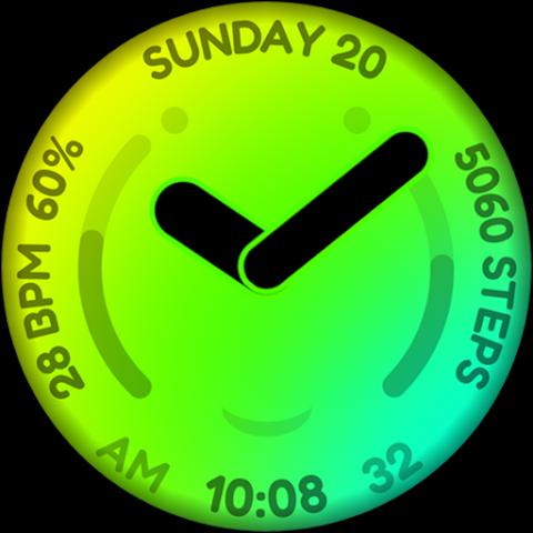 h021 Happy Colorful Analog screenshot