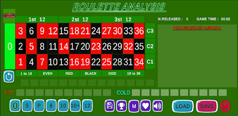 Roulette Analysis screenshot