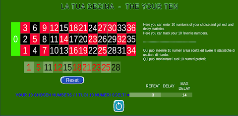 Roulette Analysis screenshot