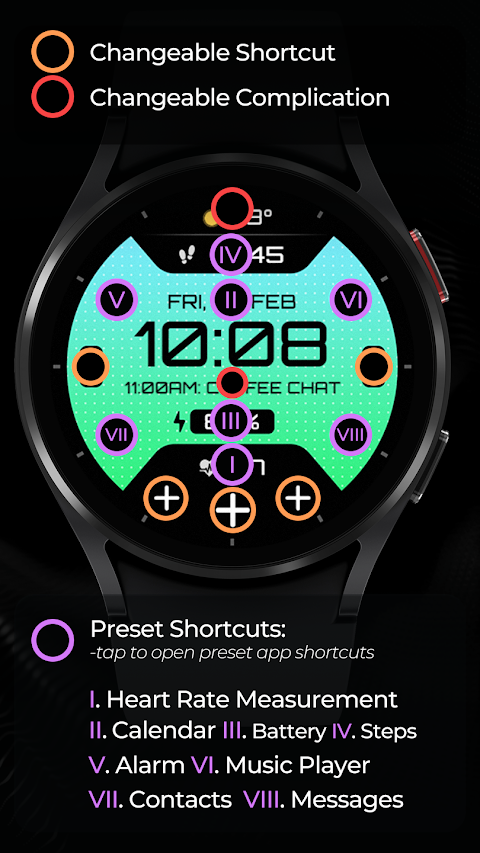 TVV Digital 6 Watch Face screenshot
