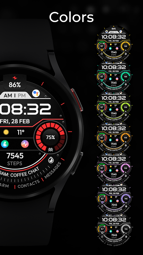 TVV Workout 3 Watch Face screenshot