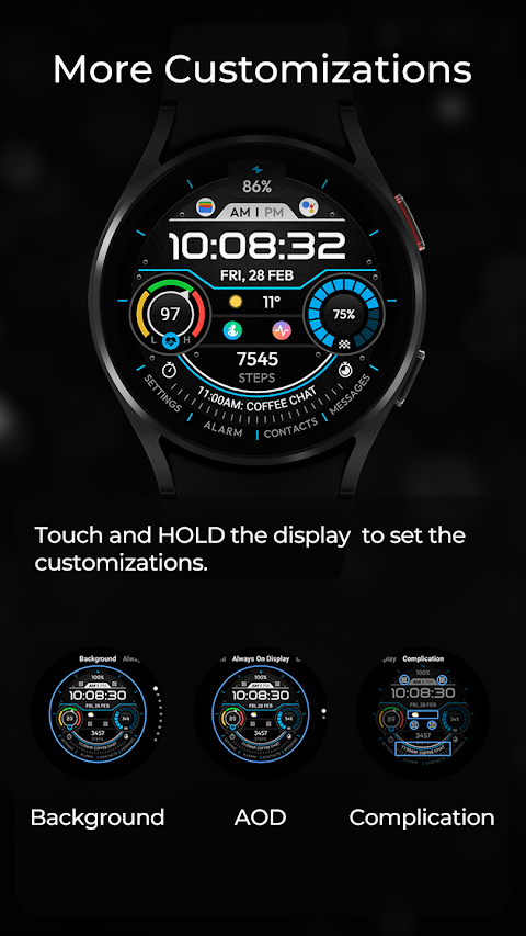 TVV Workout 3 Watch Face screenshot