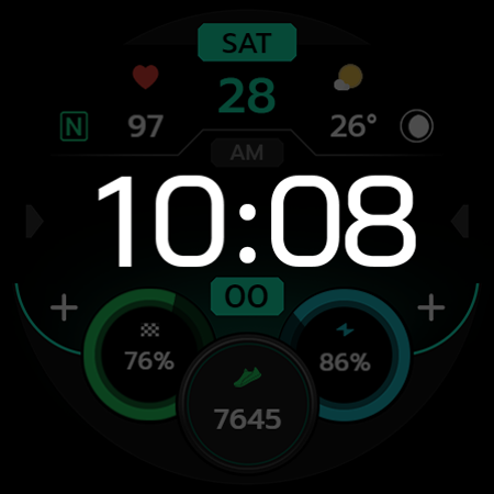 TVV Workout 8 Watch Face screenshot