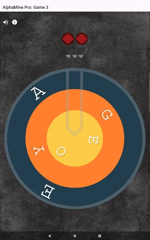 AlphaMine Pro puzzle word game screenshot