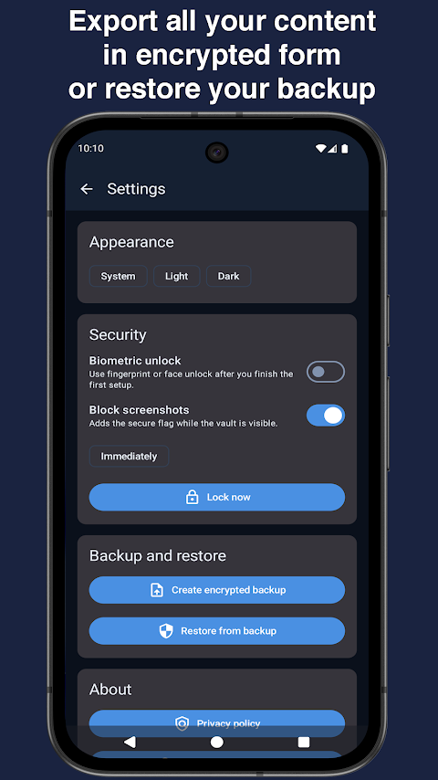 Nexxa Vault: Private Vault screenshot