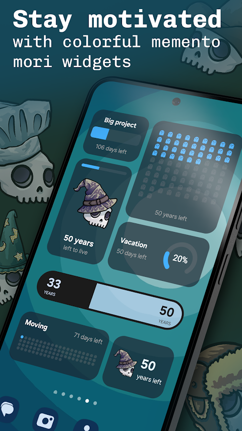 mori – memento mori widgets screenshot