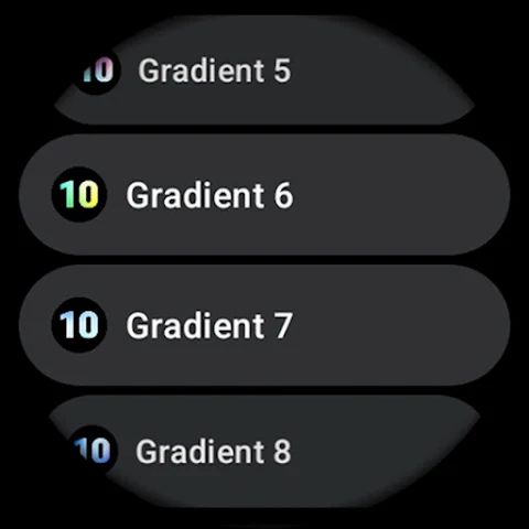 Gradient Watch Face screenshot