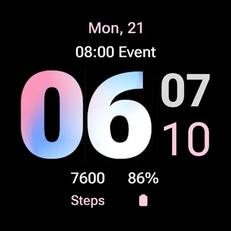 Gradient Watch Face screenshot