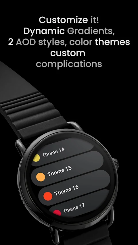 Gradient Watch Face screenshot