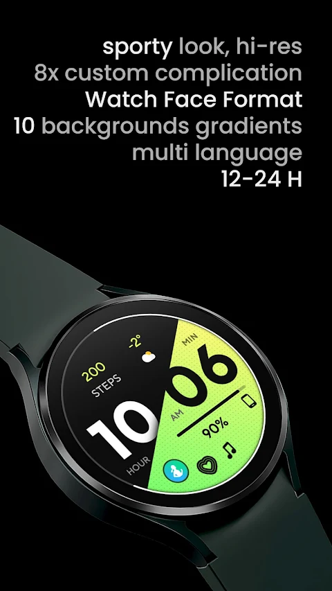 Rush E: Watch face screenshot