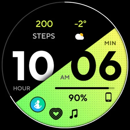 Rush E: Watch face screenshot