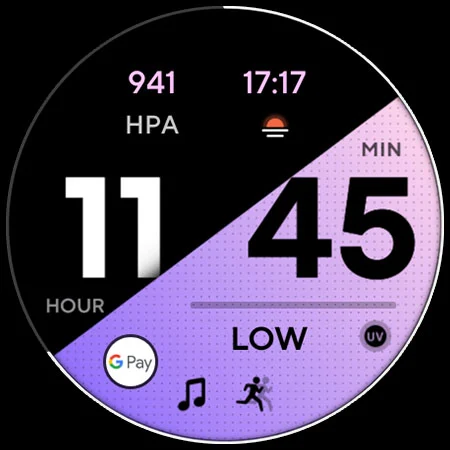 Rush E: Watch face screenshot