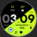 Rush E: Watch face