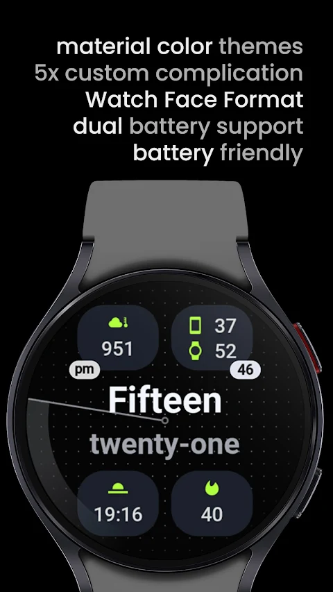Text Time Watch Face screenshot
