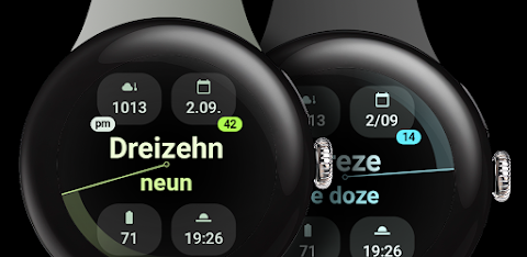 Text Time Watch Face screenshot