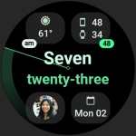 Text Time Watch Face
