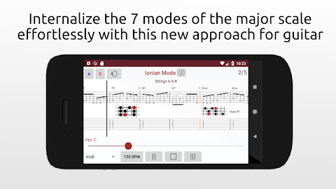 iGuitar – Major Scale Modes screenshot