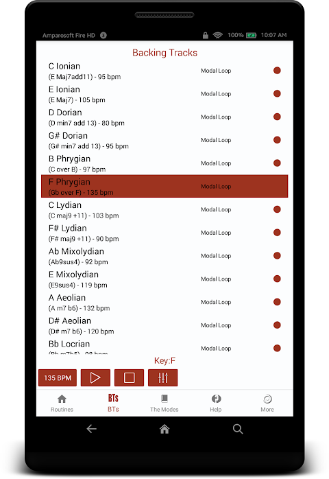 iGuitar – Major Scale Modes screenshot
