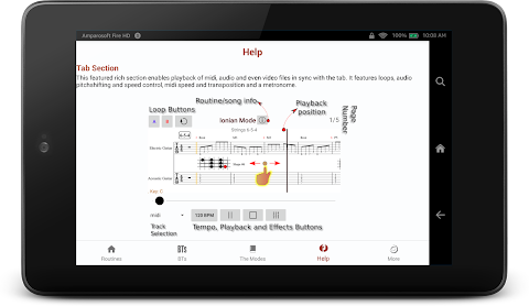 iGuitar – Major Scale Modes screenshot