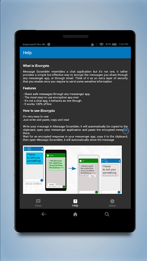 iEncrypto – Safe Message screenshot