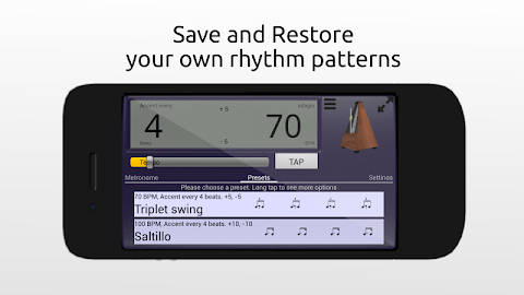 Creative Rhythm Metronome screenshot