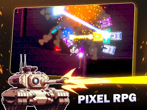 Laser Tanks: Pixel RPG screenshot