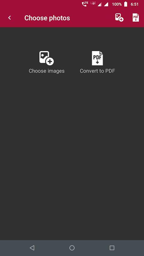 Image to pdf Converter screenshot