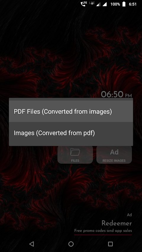 Image to pdf Converter screenshot