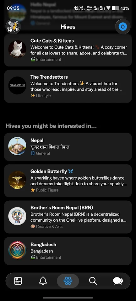 OneHive screenshot