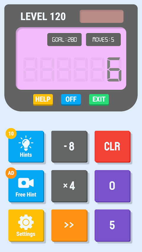 Crazy Calculator Game screenshot
