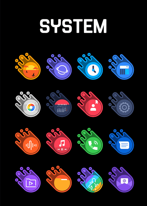 Meteoroid – Icon Pack screenshot