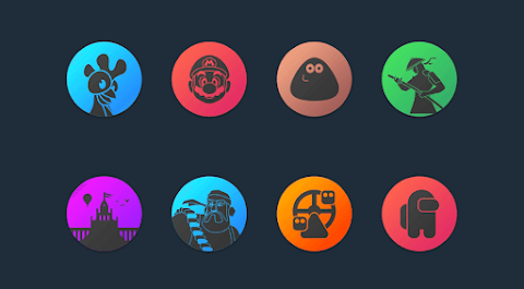 CircleDient Icon Pack Gradient screenshot
