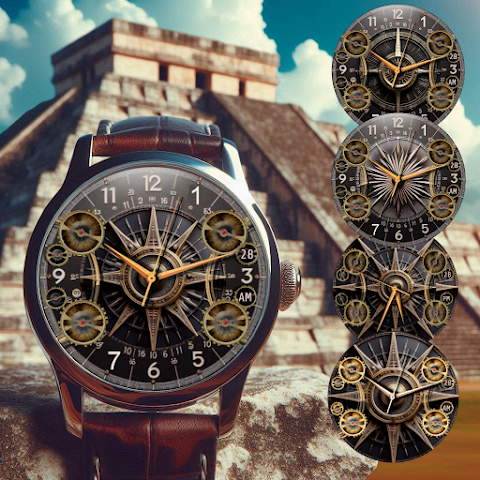 Ancient Sun Wear OS Watch Face screenshot