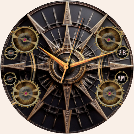 Ancient Sun Wear OS Watch Face screenshot