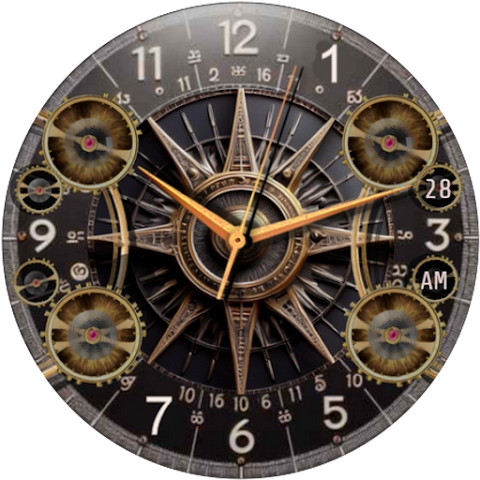 Ancient Sun Wear OS Watch Face screenshot