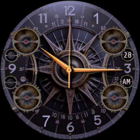 Ancient Sun Wear OS Watch Face screenshot