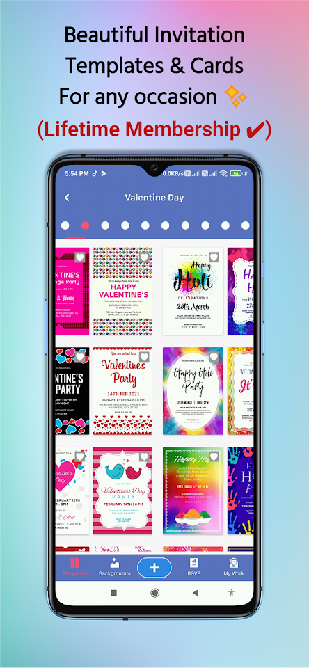 Invitation Card Maker Pro screenshot