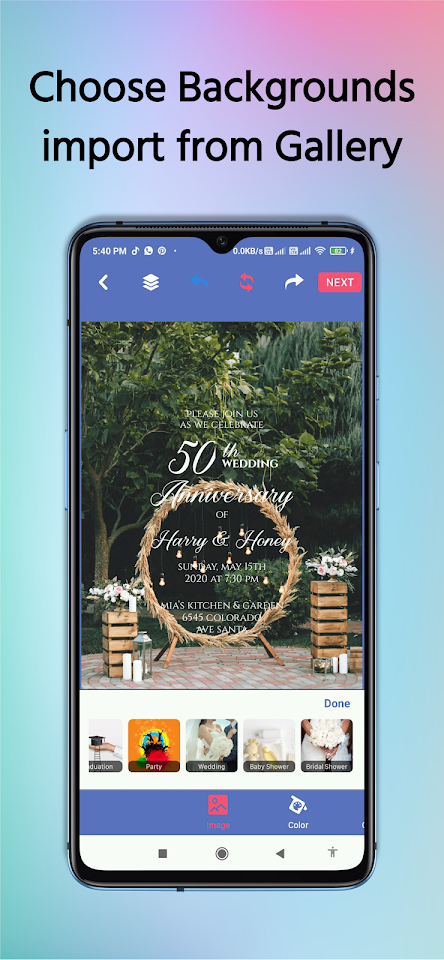 Invitation Card Maker Pro screenshot