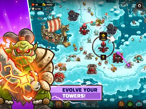 Kingdom Rush Vengeance TD Game screenshot