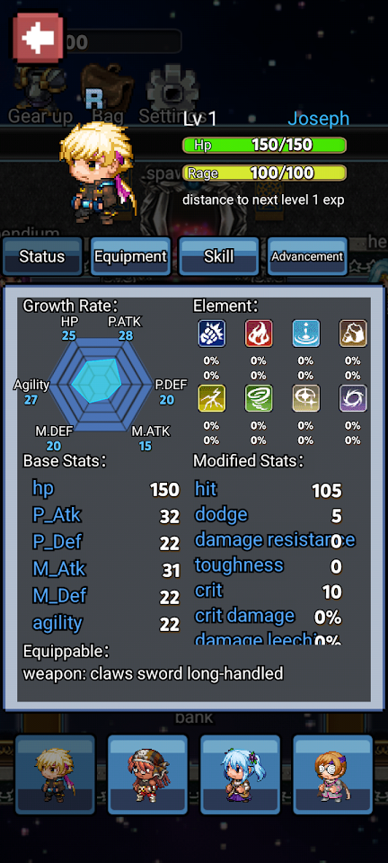 Pixel Idle Heroes screenshot