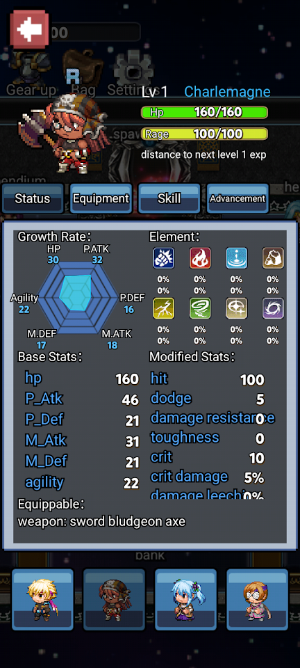 Pixel Idle Heroes screenshot