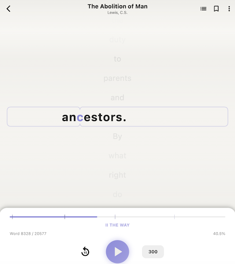 Blink – Speed Reading screenshot